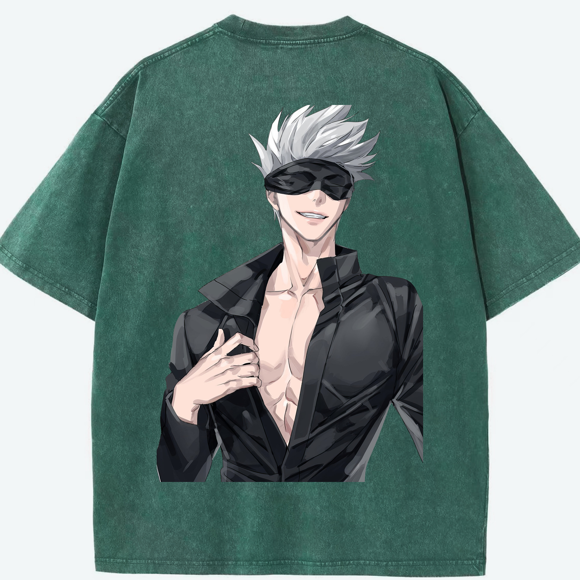 （画像用） 呪術廻戦 Jujutsu Kaisen 綿100% ヴィンテージ風 半袖Tシャツ（背面プリント）